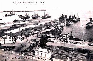 ALGER - PORT - DANS LE ...- 1916